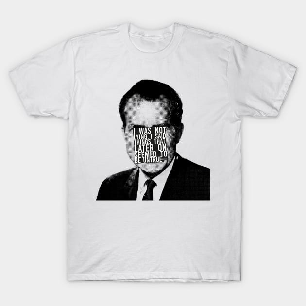 Potus series Richard Nixon T-Shirt by firstcutdesign